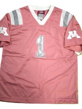 Team Athletics Youth Girls Minnesota Golden Gophers Football Jersey New
